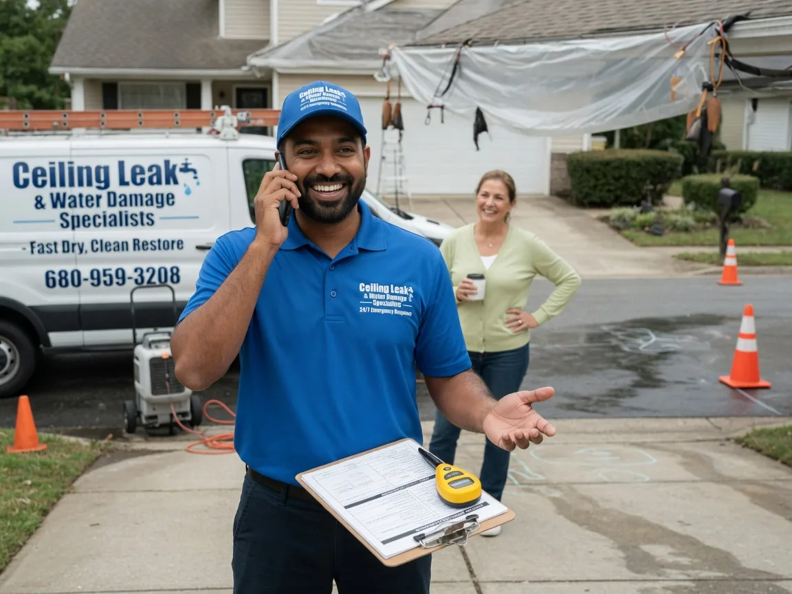 Ceiling Leak Cleanup Newport, VA FAQs